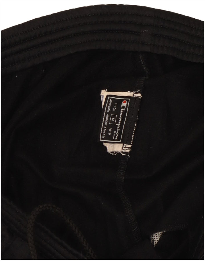 CHAMPION Mens Tracksuit Trousers Medium  Black Polyester