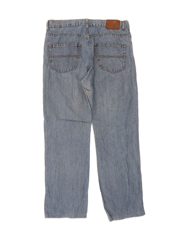 GANT Mens Straight Jeans W34 L31 Blue Cotton Vintage Gant and Second-Hand Gant from Messina Hembry 