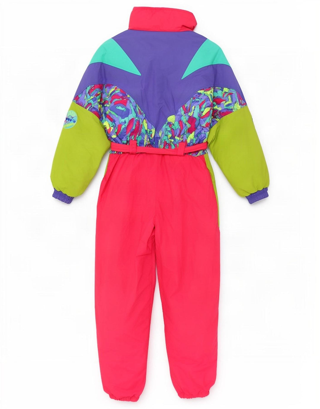 Diadora Womens Ski Jumpsuit UK 20 2XL Multicoloured Polyester