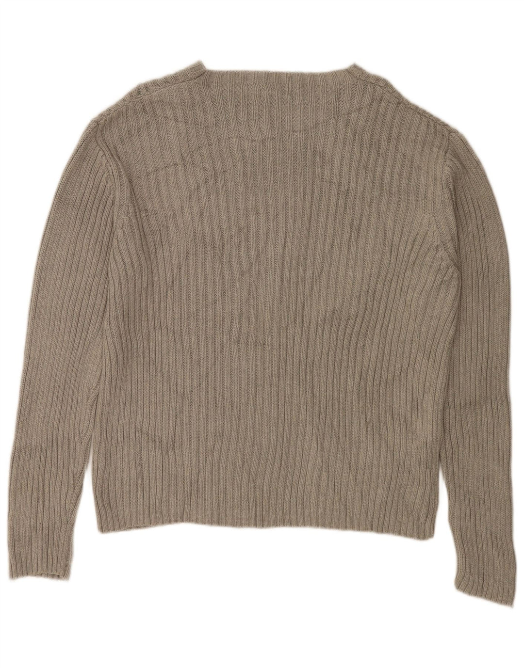 DKNY Womens Boat Neck Jumper Sweater UK 16 Large Grey Cotton