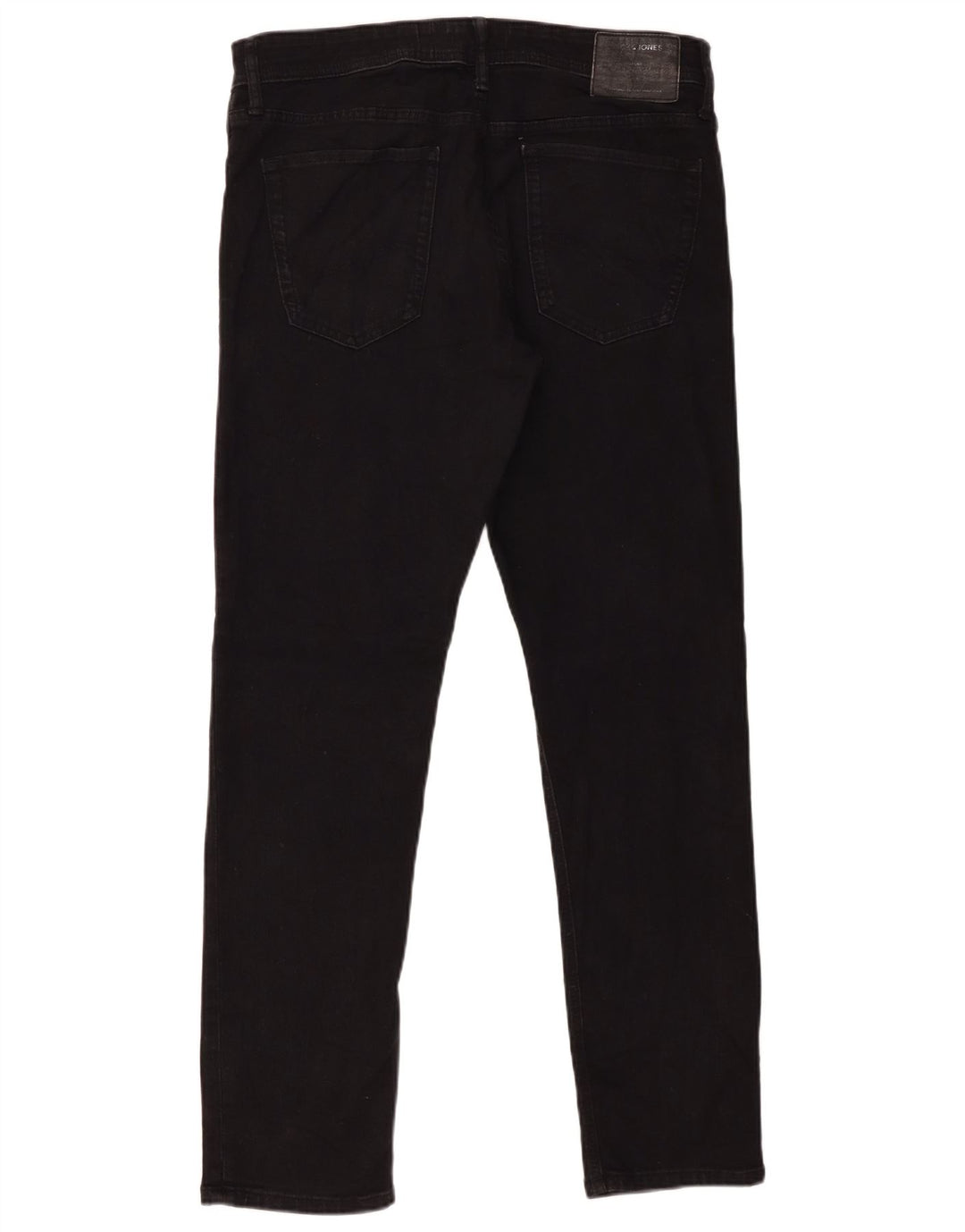 Jack & Jones Mens Slim Jeans W34 L32 Black Cotton