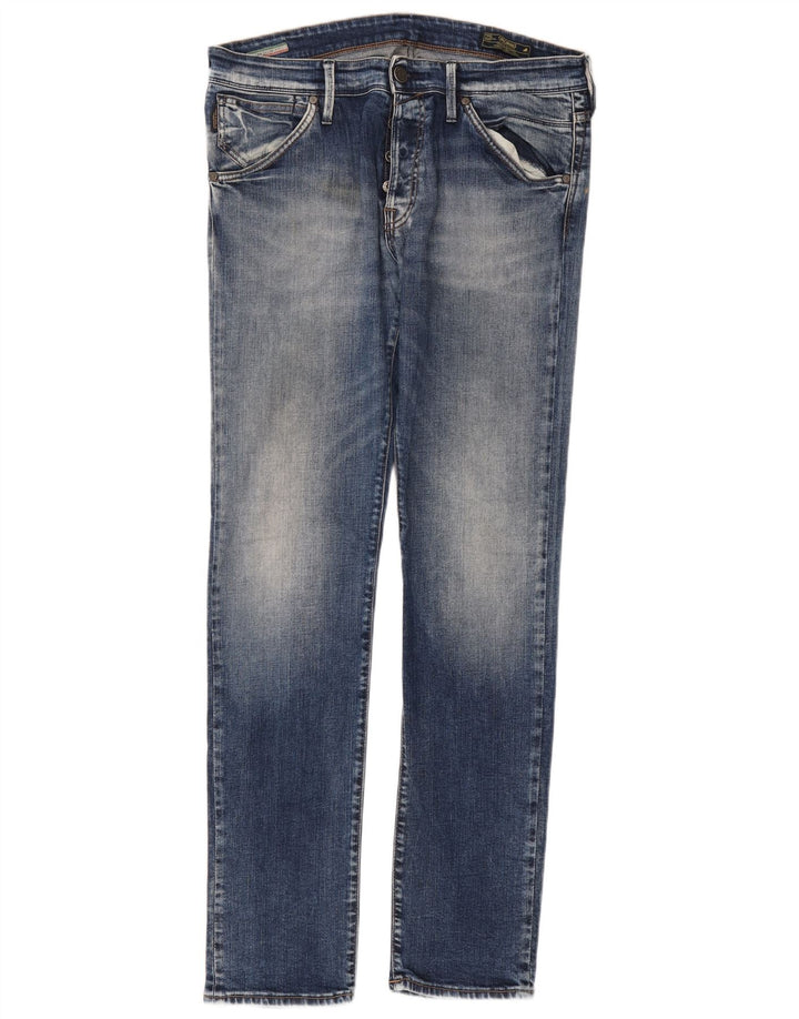 Jack & Jones Mens Slim Jeans W36 L33 Blue