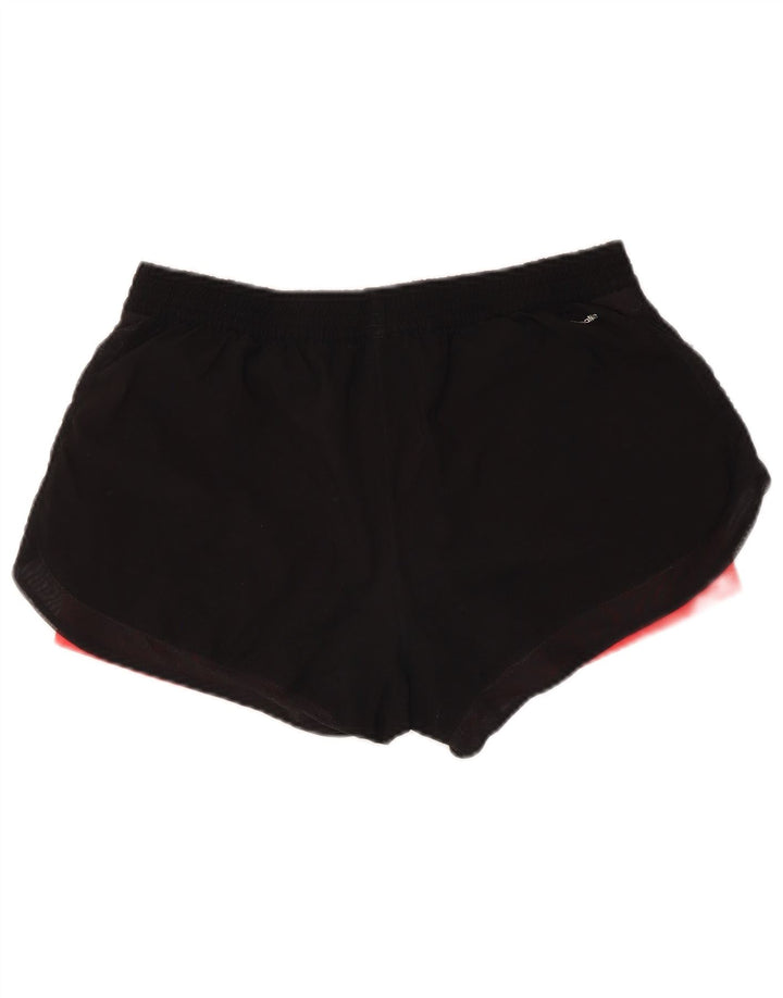 ADIDAS Womens Climalite Sport Shorts UK 12/14 Medium Black Polyester