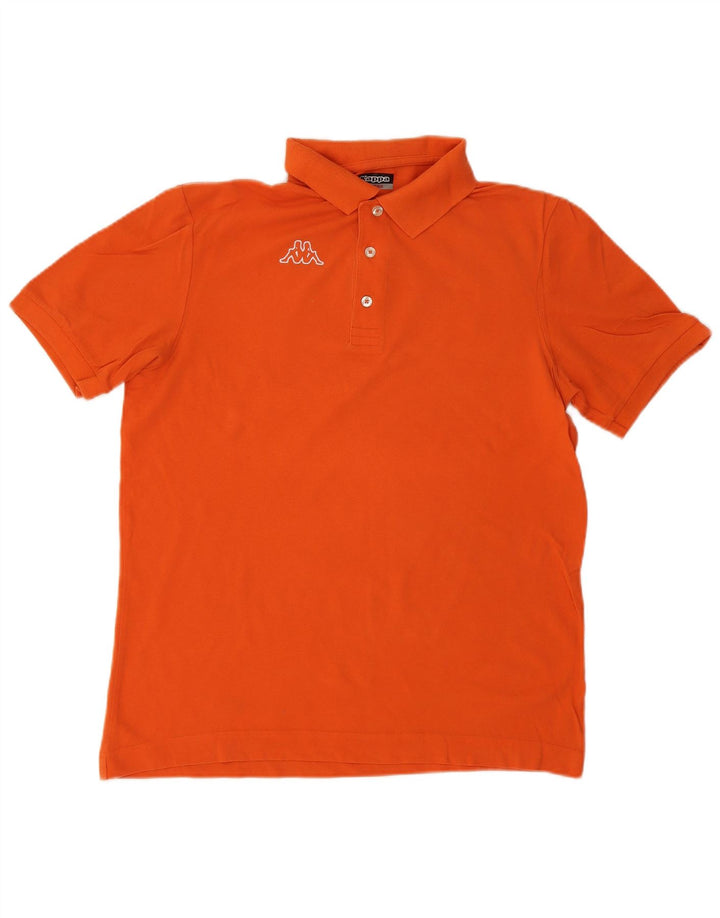 Kappa Mens Polo Shirt Large Orange