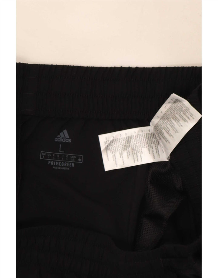 Adidas Mens Tracksuit Trousers Large  Black Polyester