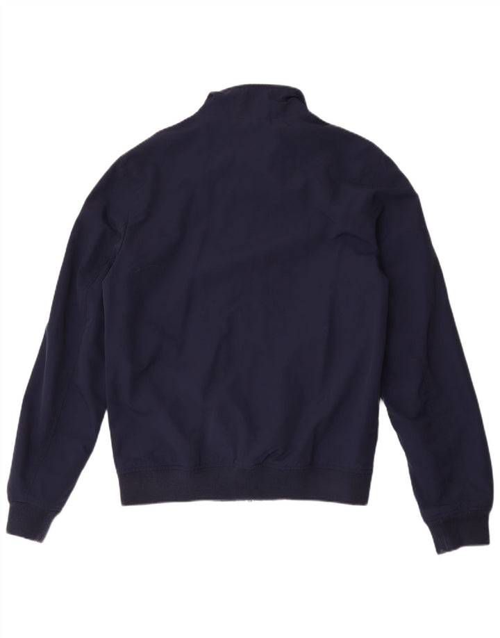 Tommy Hilfiger Mens Bomber Jacket UK 36 Small Navy Blue Polyamide