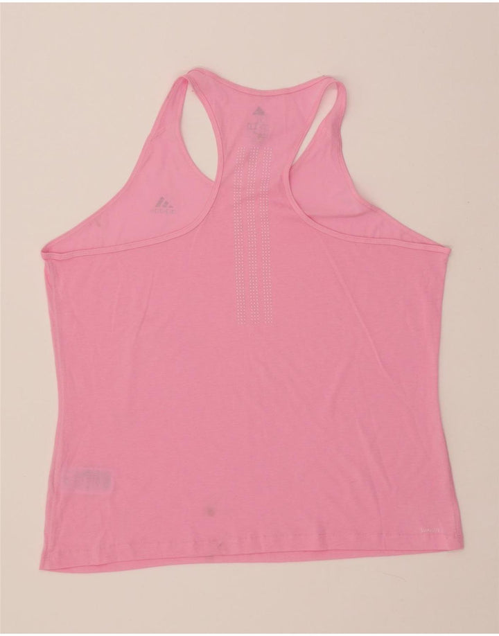 ADIDAS Womens Climalite Vest Top UK 20/22 XL Pink Polyester