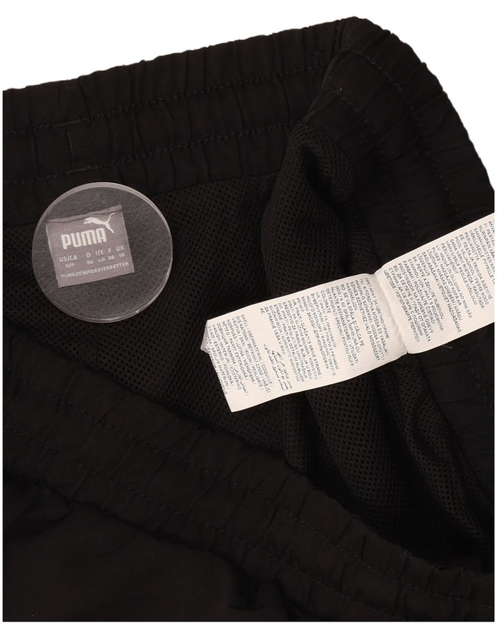 Puma Womens Sport Shorts UK 10 Small Black Polyester