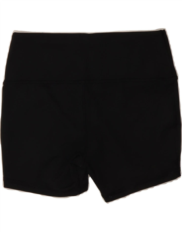 ADIDAS Womens Sport Shorts UK 12/14 Medium  Black Polyester Vintage Adidas and Second-Hand Adidas from Messina Hembry 