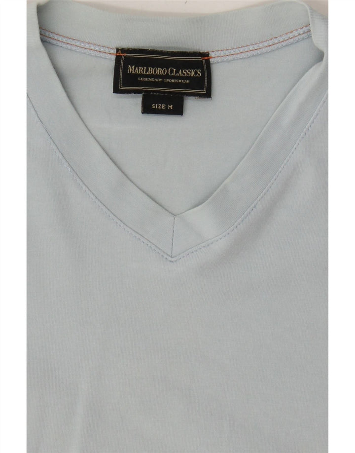 MARLBORO CLASSICS Womens T-Shirt Top UK 14 Medium Blue Cotton Vintage Marlboro Classics and Second-Hand Marlboro Classics from Messina Hembry 