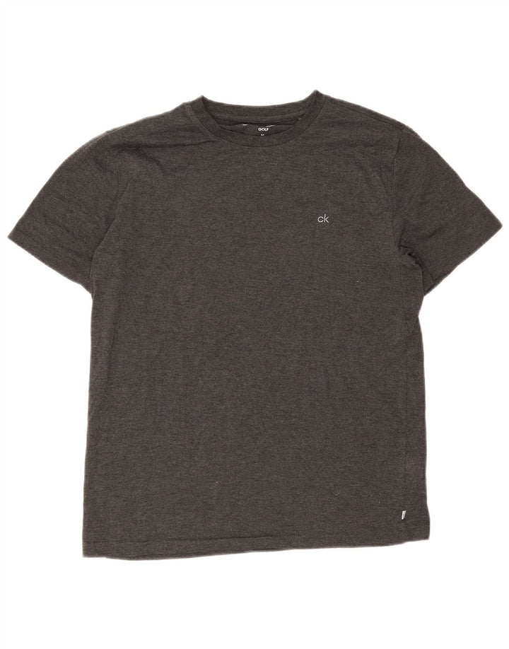 Calvin Klein Mens T-Shirt Top Medium Grey Polyester
