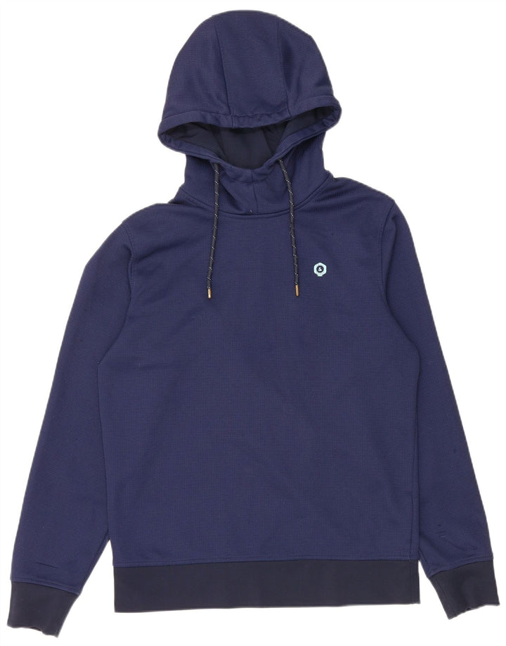 Jack & Jones Mens Hoodie Jumper Medium Blue Polyester