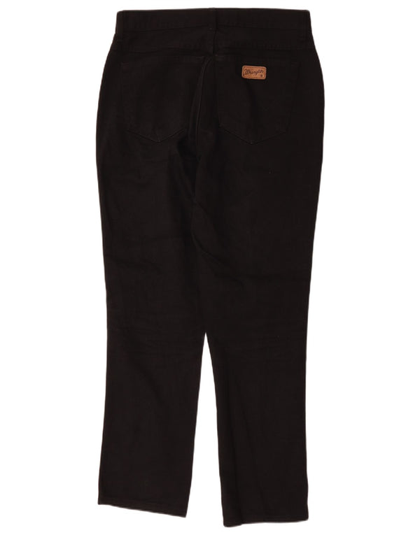 Wrangler Womens High Waist Tapered Jeans US 14 XL W32 L29 Black Cotton