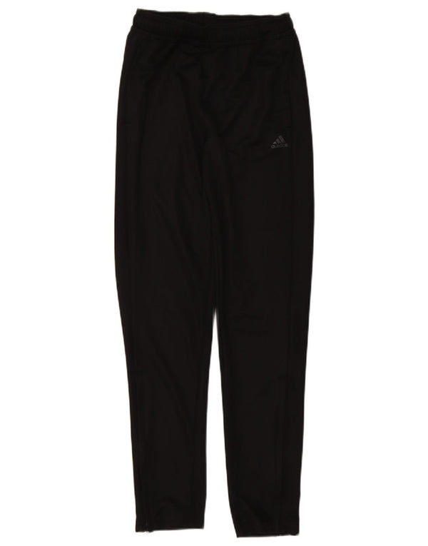 Adidas Boys Aeroready Tracksuit Trousers 13-14 Years Black Polyester
