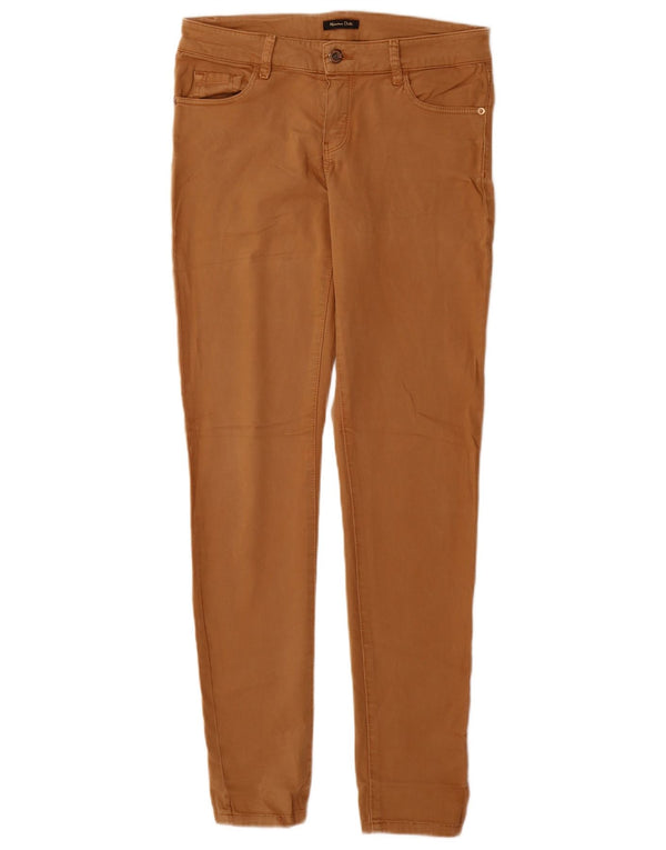 Massimo Dutti Womens Skinny Casual Trousers EU 38 Small W28 L31 Brown
