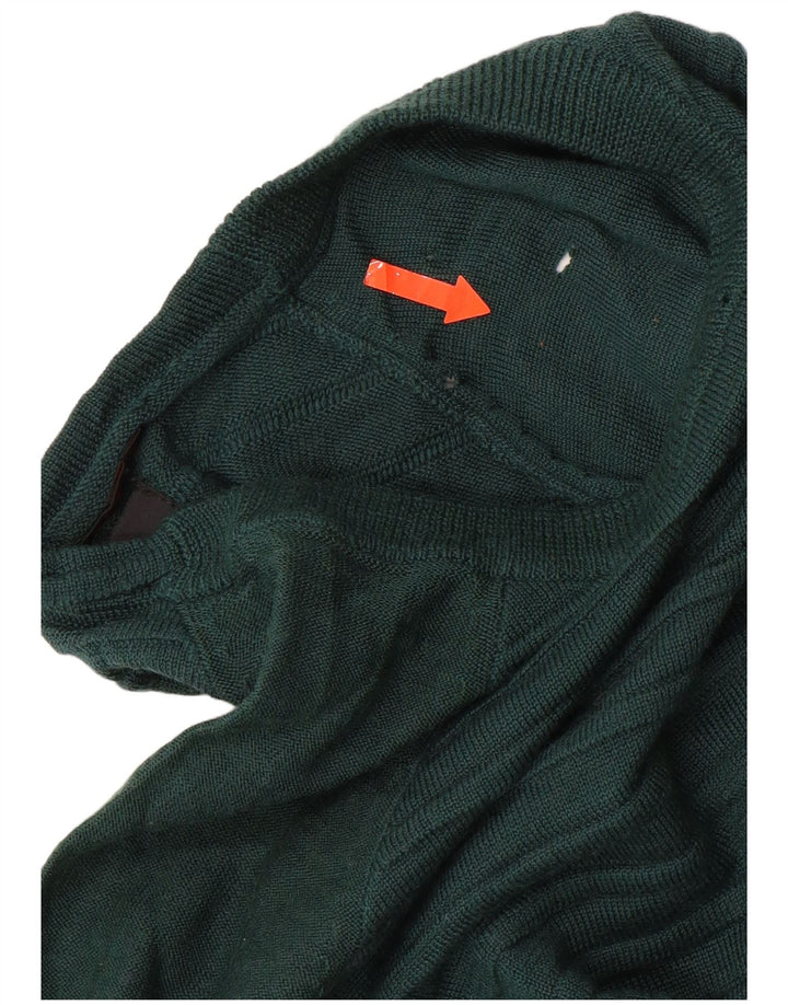 CARRERA Womens Boat Neck Jumper Sweater UK 14 Medium Green Striped