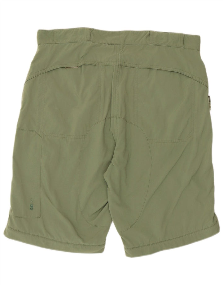 Vintage Mens Cargo Shorts Large W34 Green
