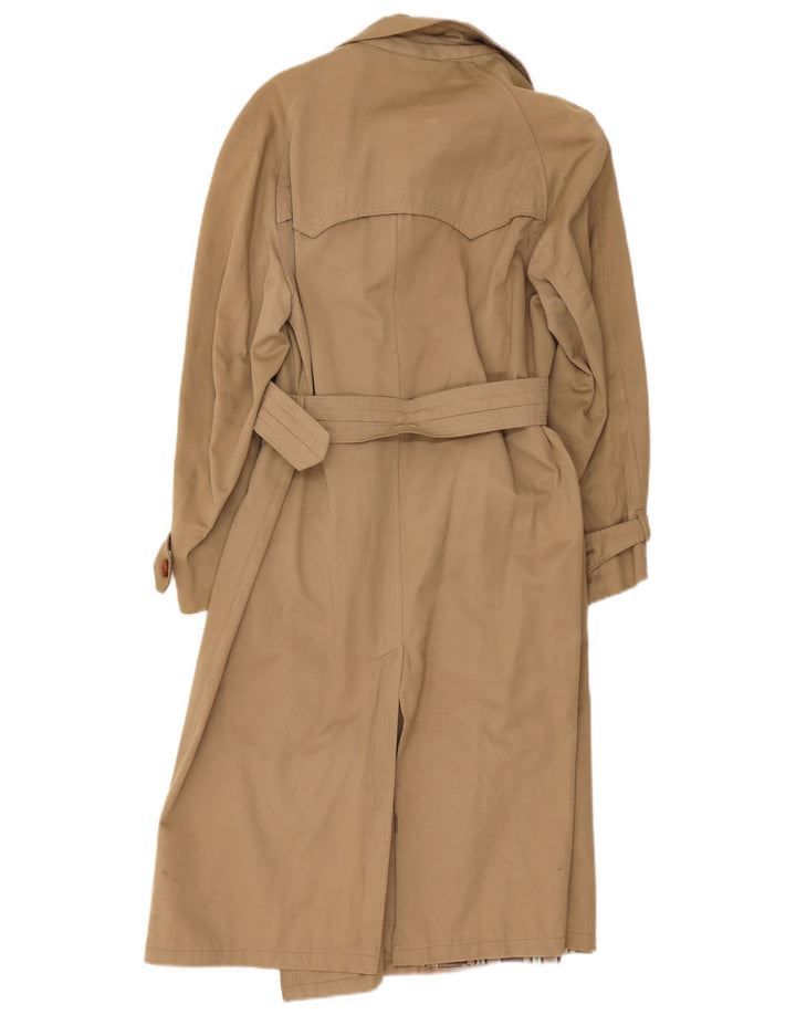 Vintage Womens Trench Coat UK 14 Medium Beige