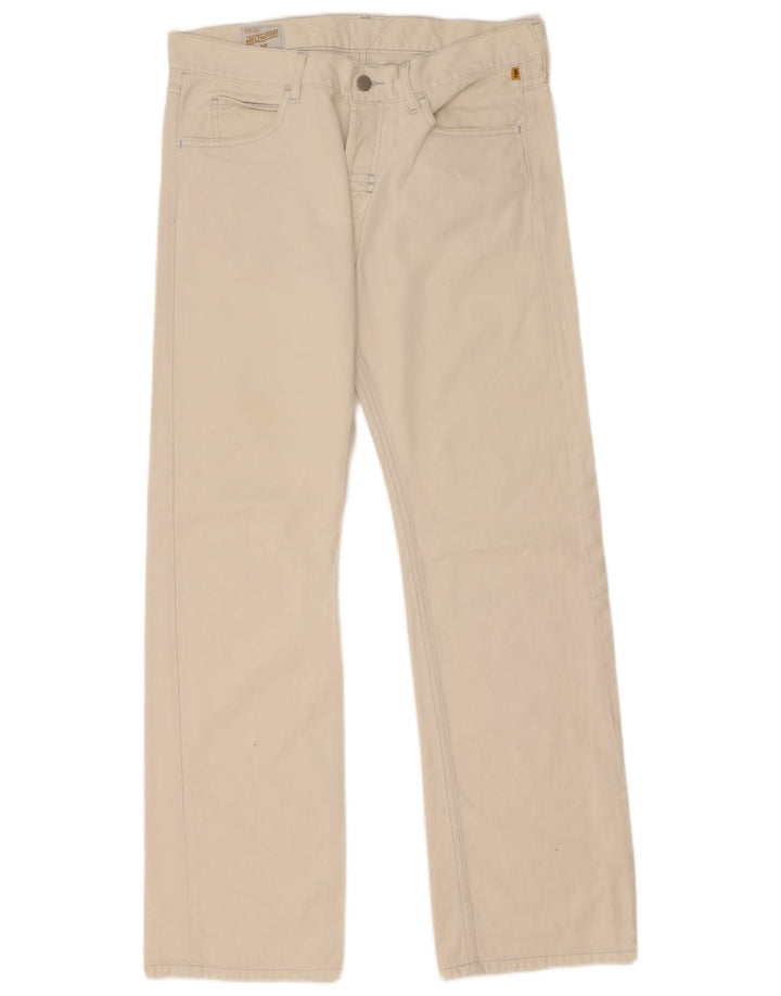 Meltin' Pot Mens Straight Jeans W32 L33 White