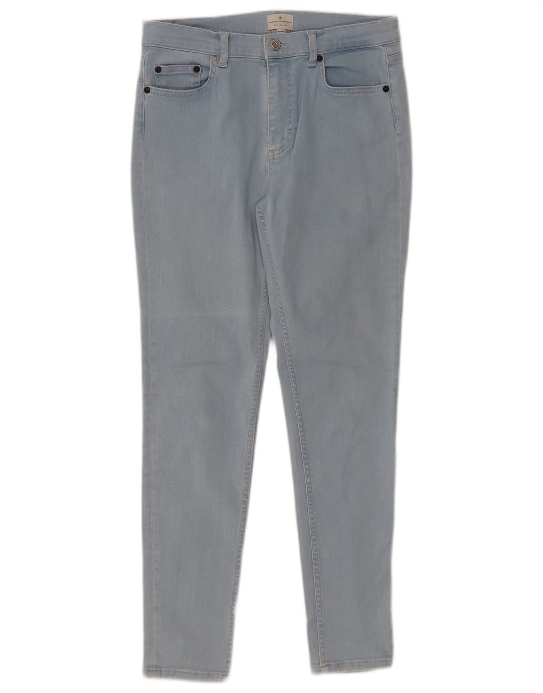 FRENCH CONNECTION Womens Slim Jeans UK 12 Medium W30 L28 Blue Cotton