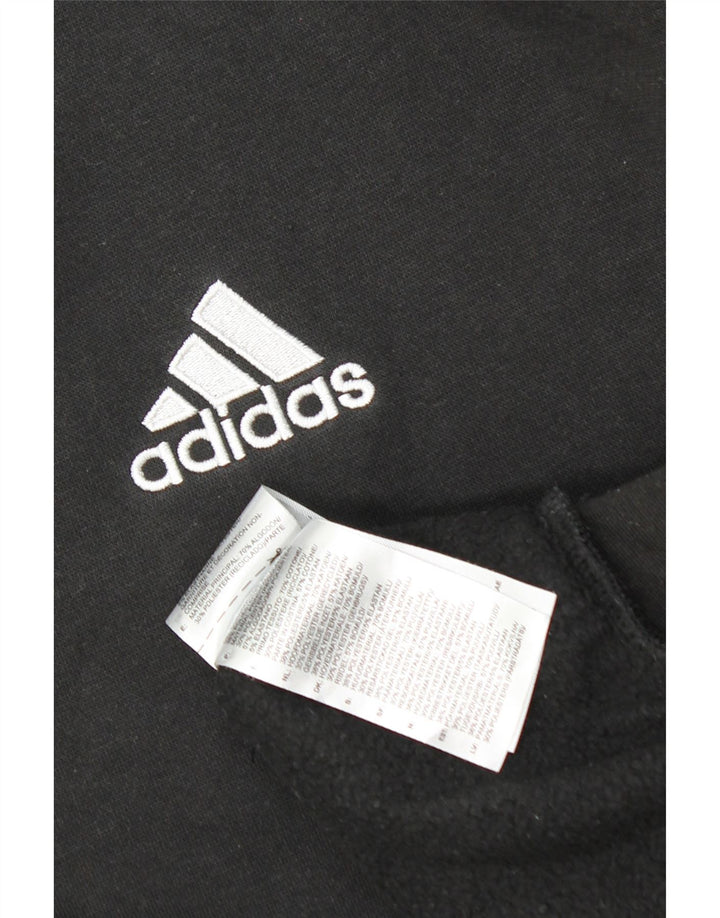 Adidas Mens Sweatshirt Jumper XL Black Cotton