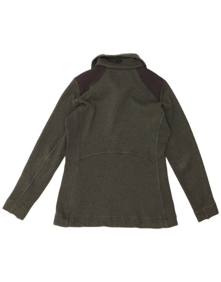 HELLY HANSEN Womens Tracksuit Top Jacket UK 16 Large Green Colourblock