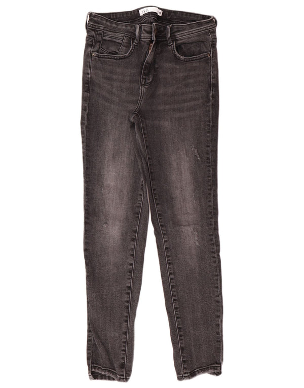 Zara Womens Skinny Jeans EU 38 Small W28 L27 Grey Cotton Classic