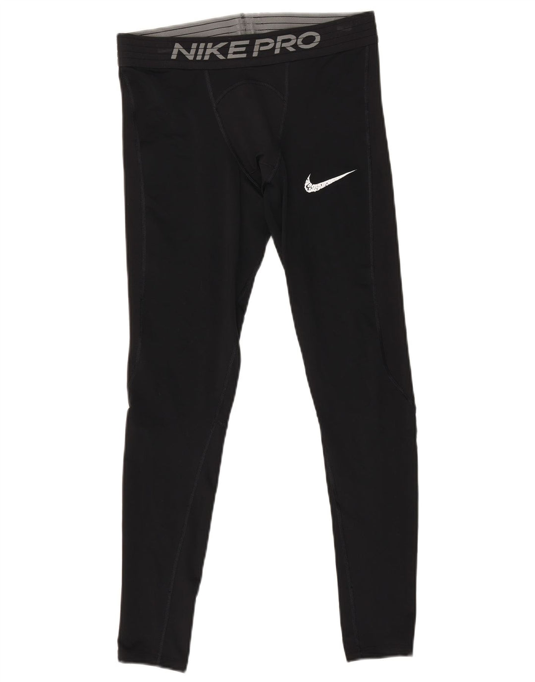 Nike Mens Tight Fit Graphic Leggings Medium Black Polyester