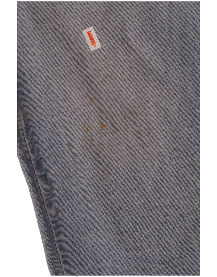 LEVI'S Mens 501 Straight Jeans W36 L31 Blue Cotton