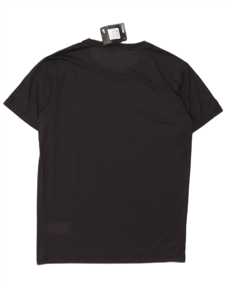 PUMA Mens T-Shirt Top Small Black Polyester
