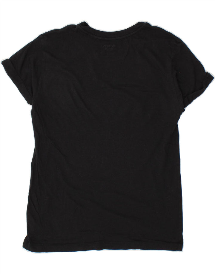 HURLEY Mens Graphic T-Shirt Top Medium Black Cotton Vintage Hurley and Second-Hand Hurley from Messina Hembry 
