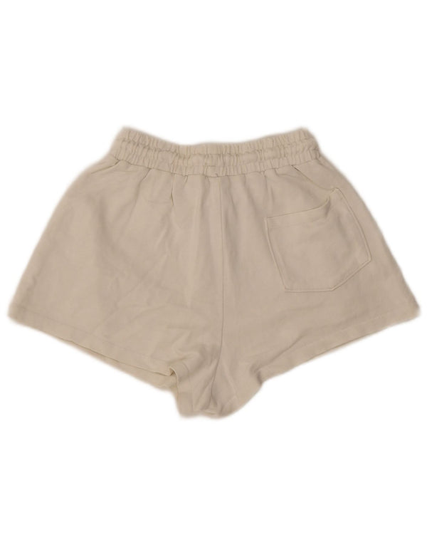 Zara Womens Sport Shorts Small  White Cotton