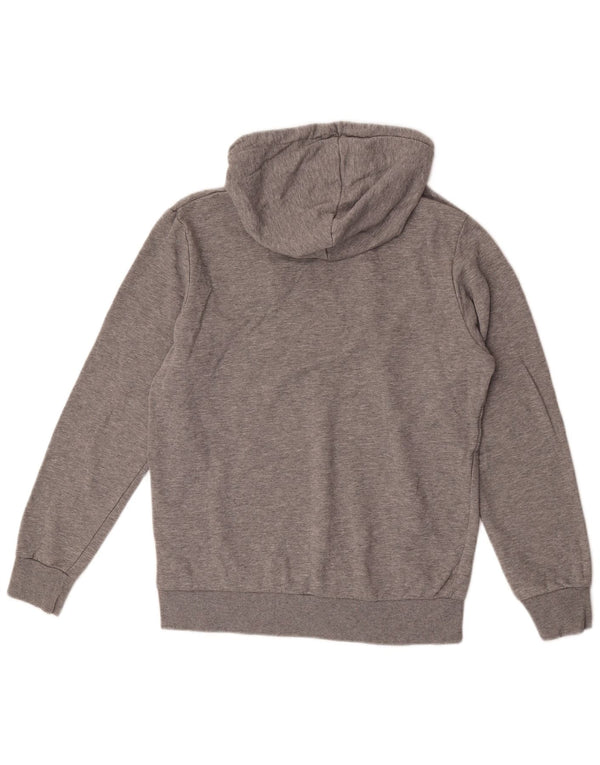 Jack & Jones Mens Hoodie Jumper Medium Grey Flecked Cotton