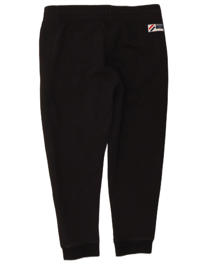 SUPERDRY Mens Tracksuit Trousers Joggers Large  Black