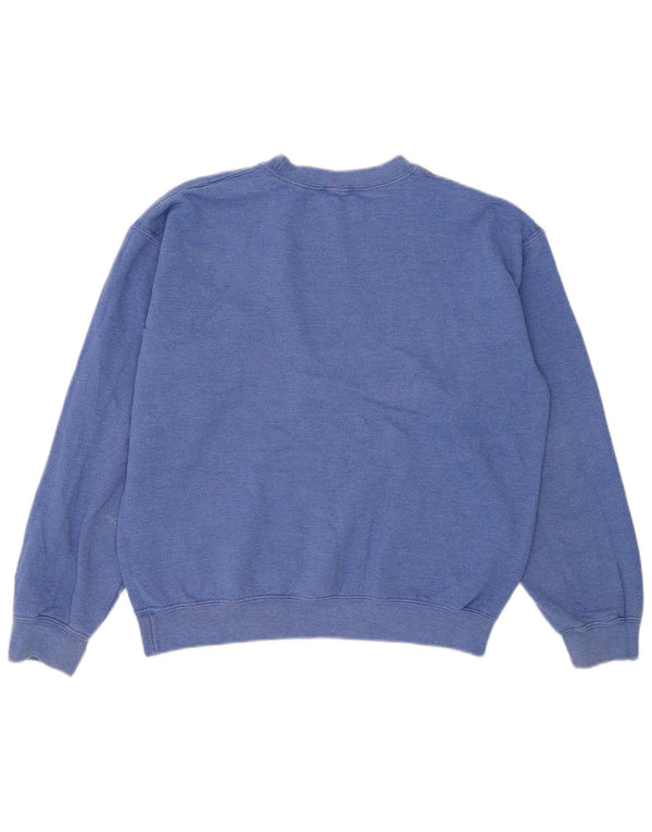 Topshop Womens Sweatshirt Jumper UK 12 Medium Blue