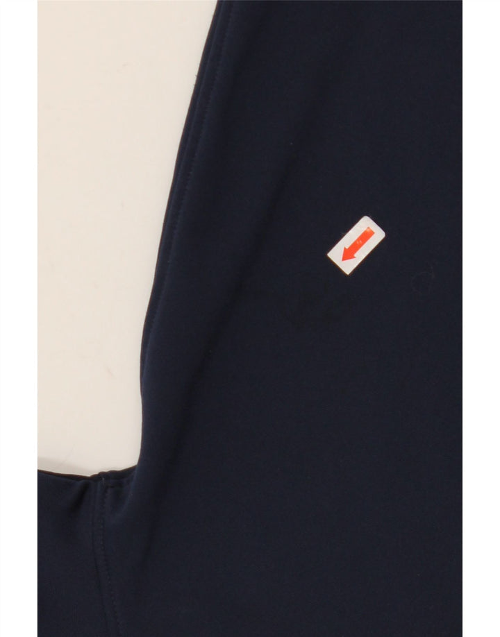 Nike Boys Dri Fit Top Long Sleeve 10-11 Years Medium  Navy Blue Polyester