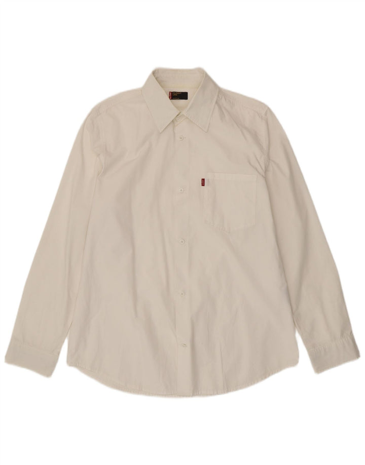 LEVI'S Mens Shirt Large White Cotton