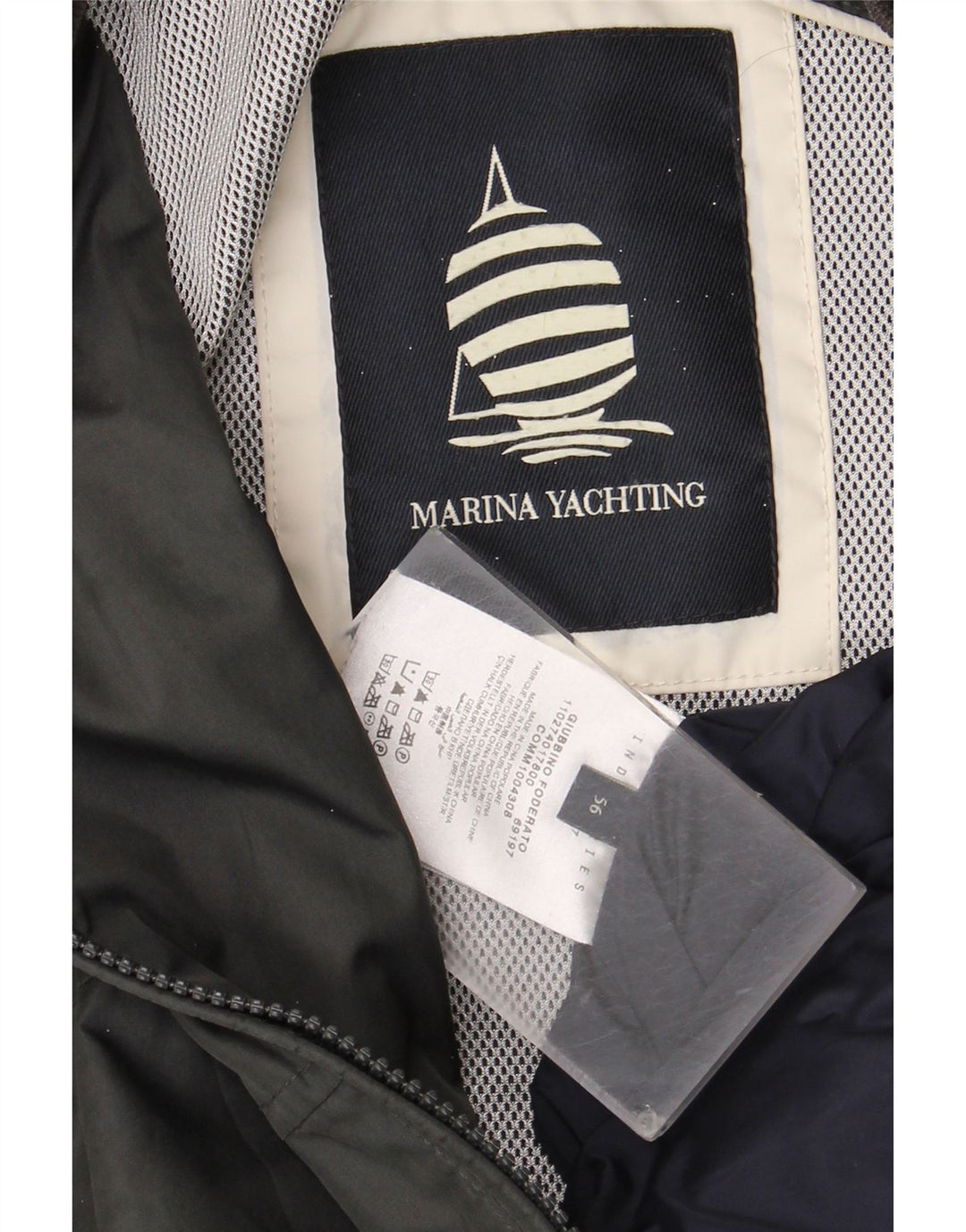 Marina Yachting Mens Bomber Jacket IT 56 3XL Green Polyester