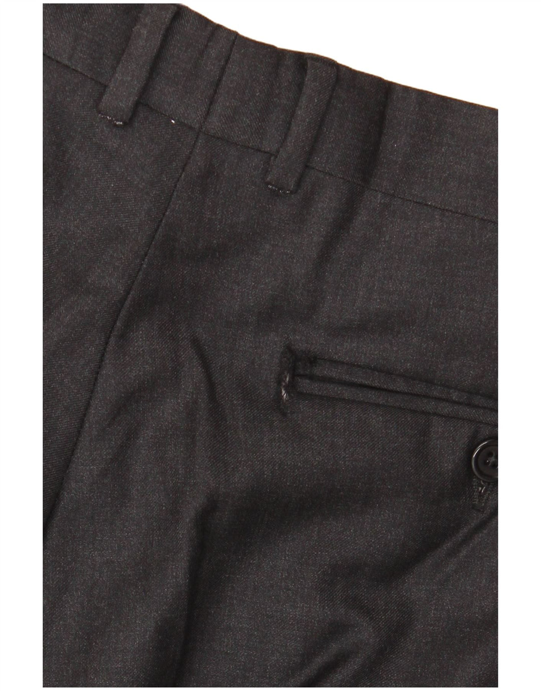 AQUASCUTUM Mens 2 Button 2 Piece Suit UK 40 Large W34 L32 Grey Wool