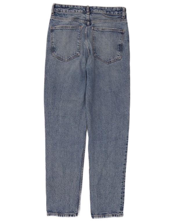 Zara Womens Tapered Jeans EU 36 XS W26 L28 Blue Cotton