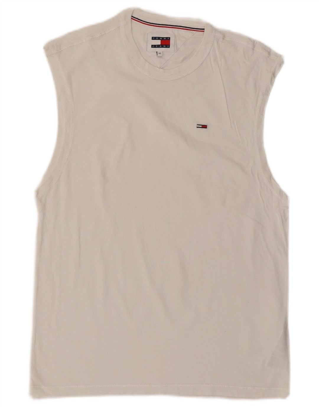 Tommy Hilfiger Mens Vest Top XS White Cotton