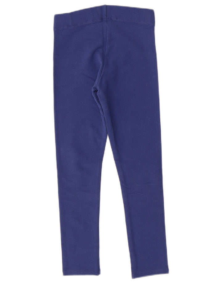 BODEN Girls Leggings 8-9 Years  Blue Cotton