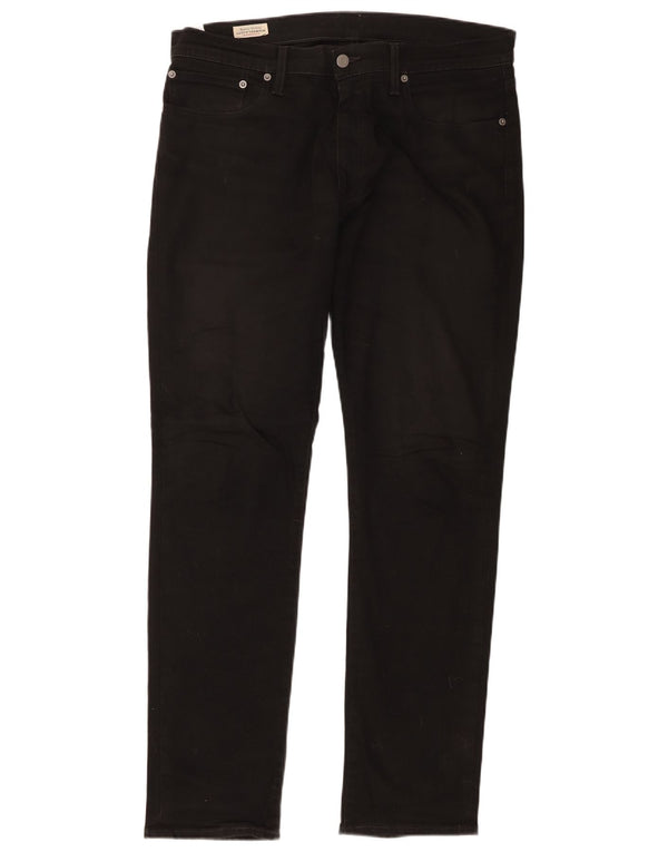 Levi's Mens 511 Slim Jeans W34 L32 Black Cotton