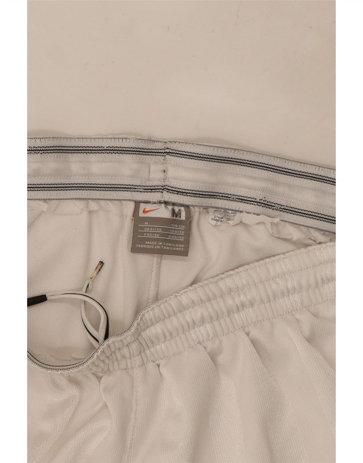 NIKE Mens Sport Shorts Medium White Striped