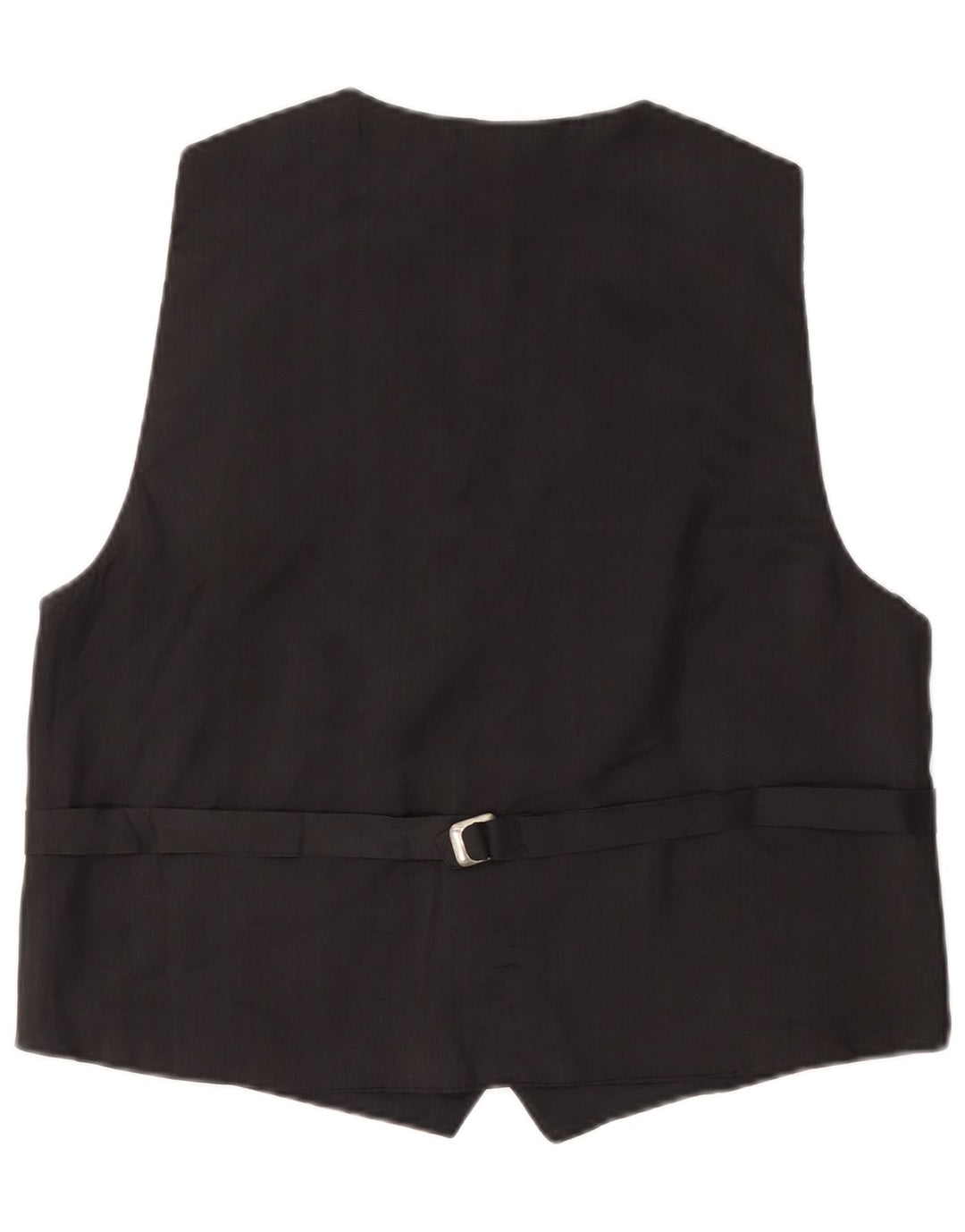 Vintage Mens Abstract Pattern Waistcoat Large Blue