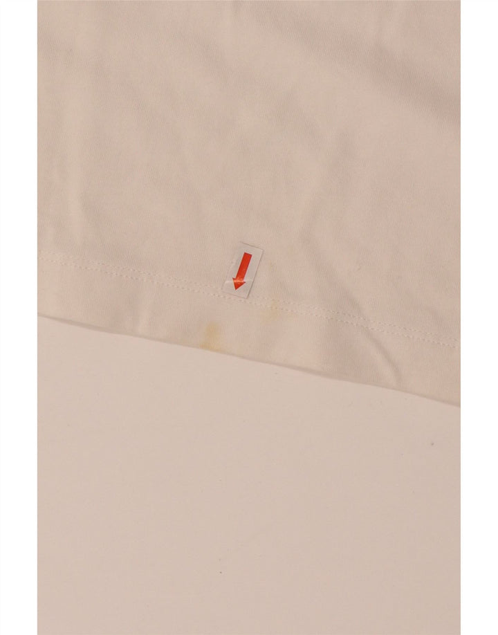 NIKE Boys Graphic T-Shirt Top 13-14 Years XL White Cotton