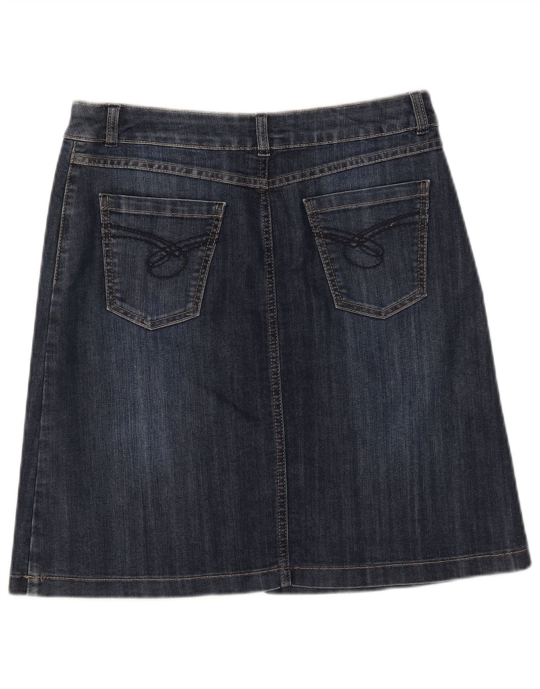 OASIS Womens Denim Skirt UK 12 Medium W30 Blue
