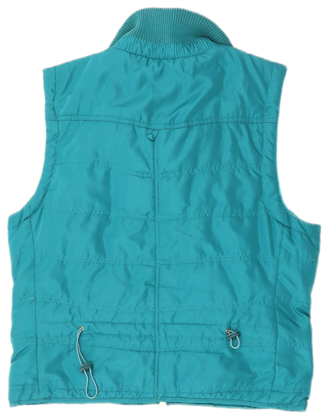 SASHA Womens Oversized Padded Gilet UK 8 Small Blue Polyester