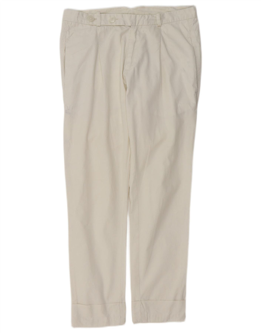 DIESEL Womens Slim Suit Trousers W26 L25  White
