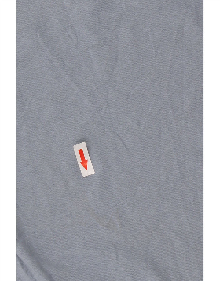 Jack & Jones Mens T-Shirt Top Large Blue Cotton